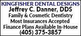 Kingfisher Dental Designs Sponsorship Banner